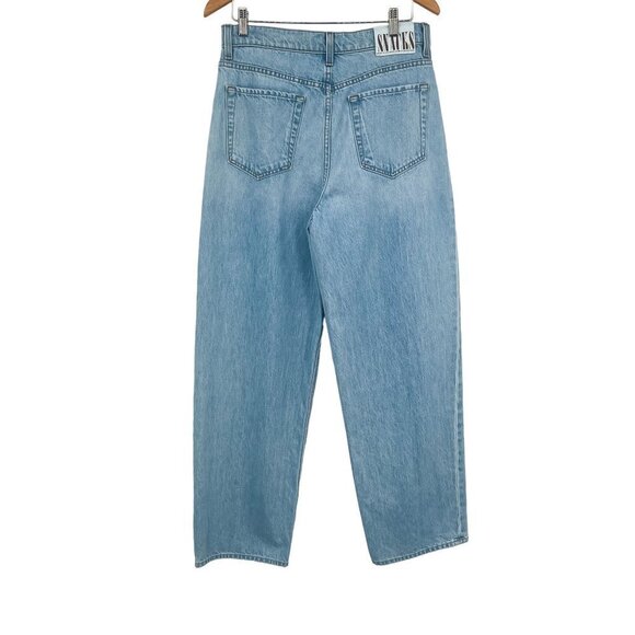 NEW MOTHER SNACKS! Pleated Fun Dip Puddle Jeans Just a Little Nibble Straight - Picture 4 of 15